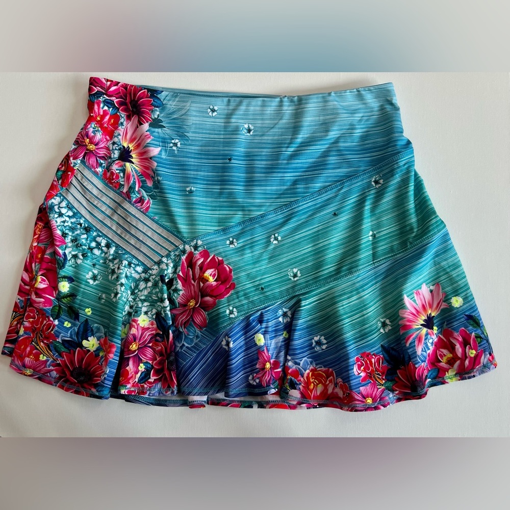 Lucky in Love K Swiss Tropical Tennis Skirt XL